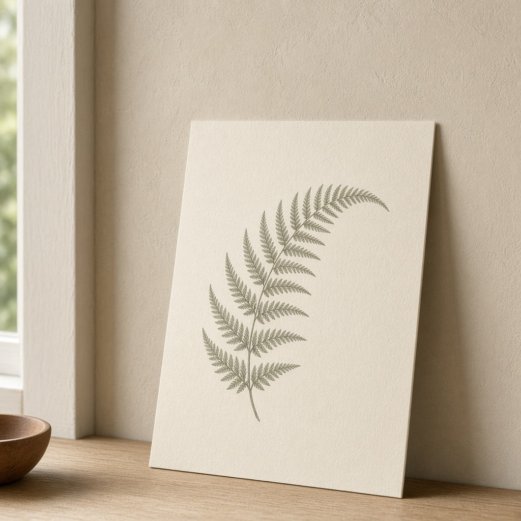 Fern Arc Poster · A3 Semi-Gloss