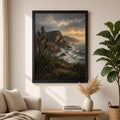Wild Coast · A3 Black Wood Frame